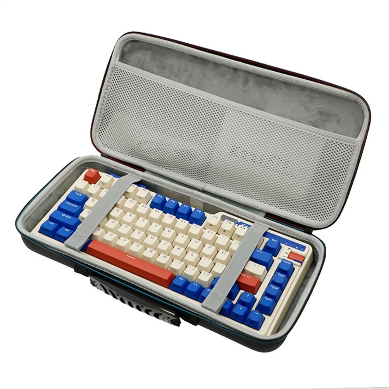 Voor Kzzi K75 Pro Rgb 75% Toetsenbord Opbergtas Rits Draagbare Waterdichte Eva Case Schokbestendige Organizer