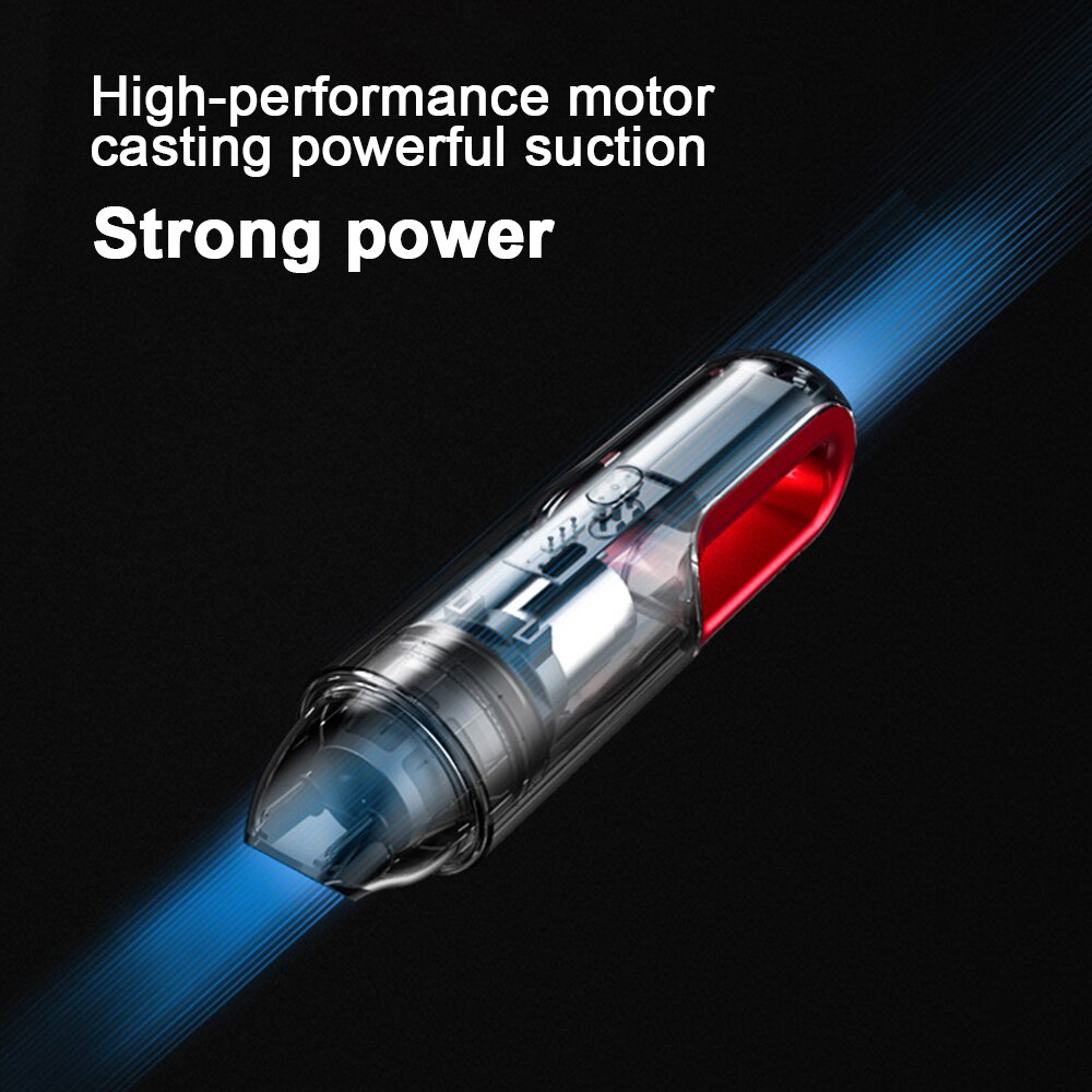 Wireless Car Vacuum Cleaner Cordless Handheld Auto Vacuum Home Car Dual Use Handheld Mini Vacuum Cleaner With Built-in Battrery