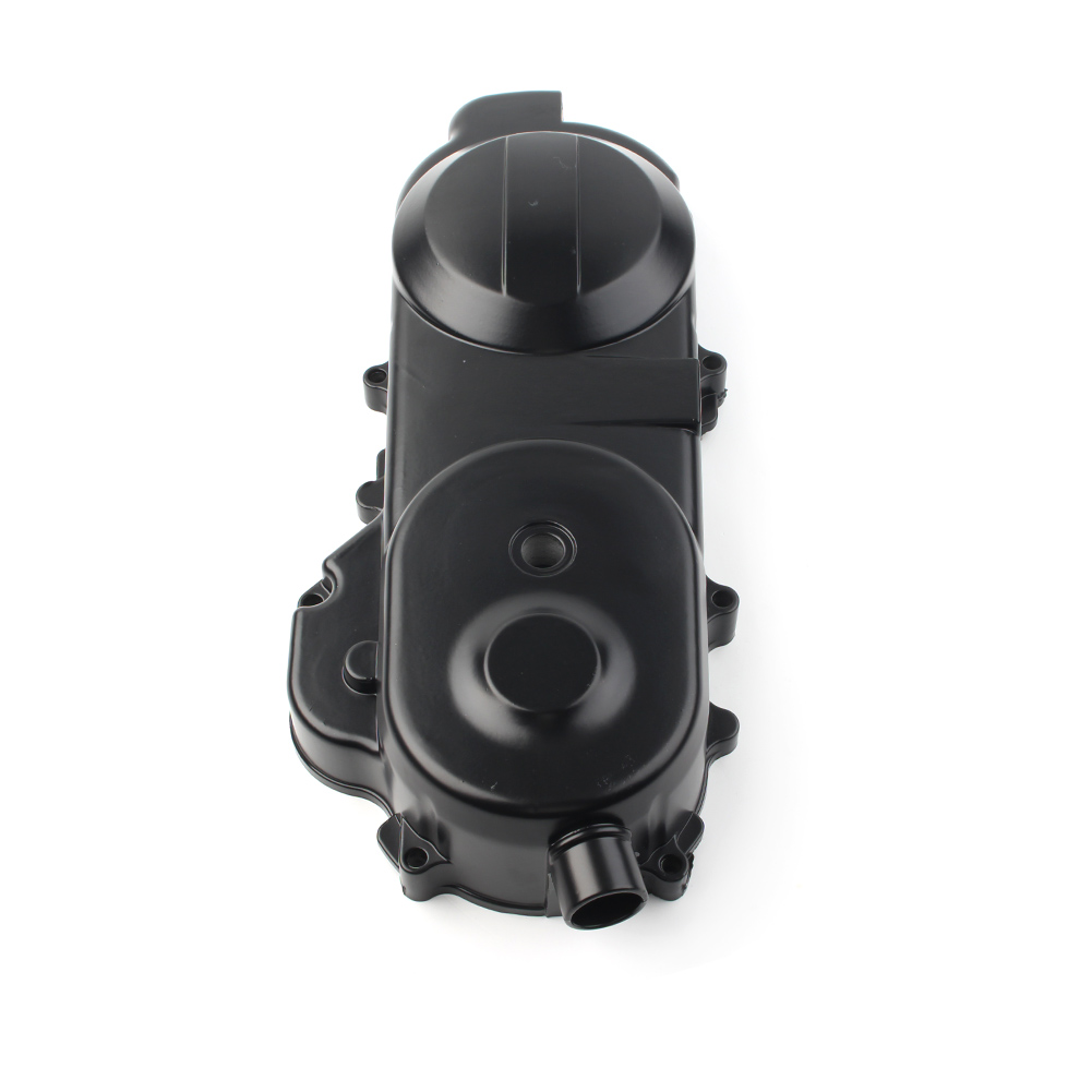 Cubierta de Motor de cigüeñal, cubierta de ciclomotor de 49cc 50cc, carcasa corta, izquierda GY6, Scooter QMB139, color negro