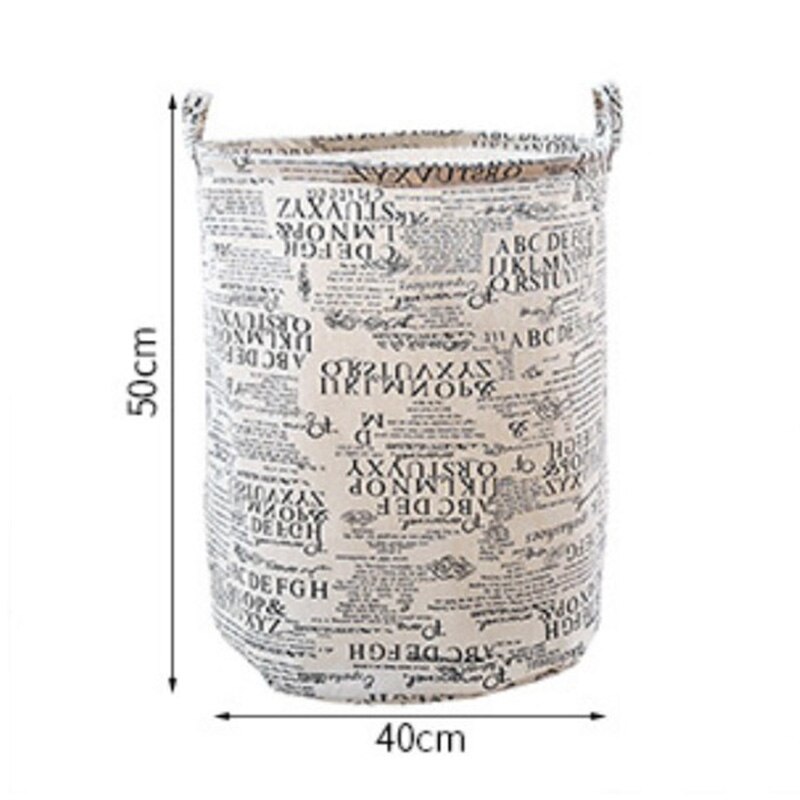 Fabric Laundry Basket Toy Storage Box Large Capacity Waterproof Folding Laundry Basket Portable Bathroom Storage Basket