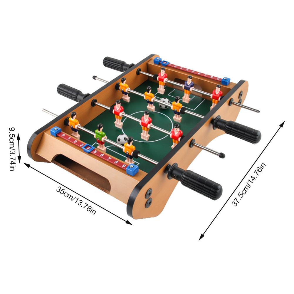 Foosball Tabletop Game Mini Tabletop Foosball Portable Table Football Game Set Indoor Tabletop Soccer Game Toy for Kids