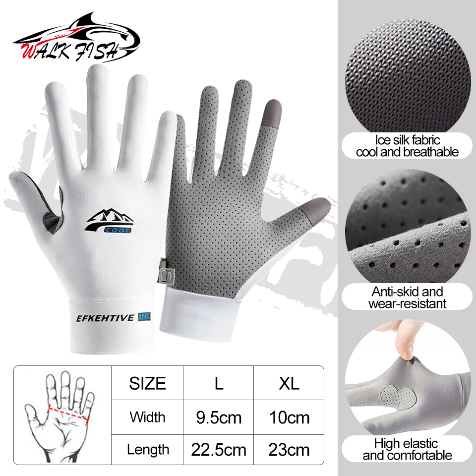 Guantes sin dedos para hombres y mujeres, protección solar UV, guantes de medio dedo para pesca, remo, vela, remo, senderismo, guantes deportivos: M / Verde