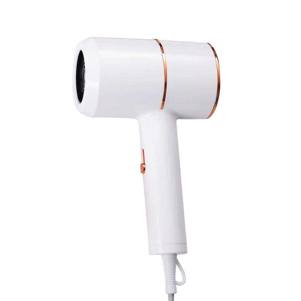 700W Colorful Cold and Hair Dryer High End Hammer Hair Dryer High Power Mute Household Hair Dryer for Faster Drying: White
