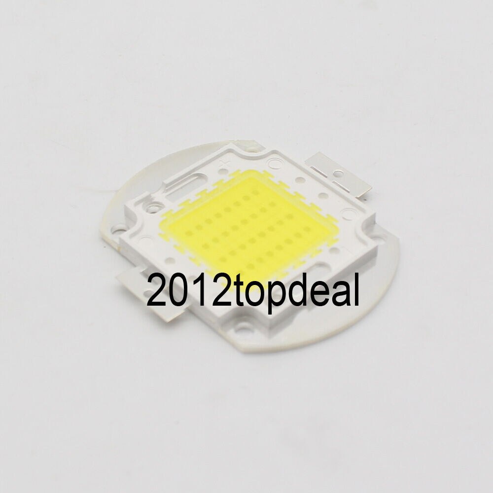 12v - 15v 10w 20w 30w 50w høj effekt integreret cob led lampe diode smd hvid lys diy projektør spot pære
