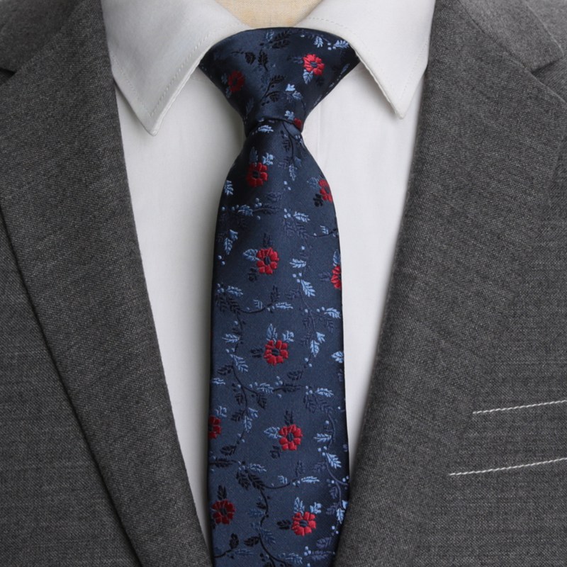 Herre slips slankt slips stribe 6cm slips til mænd business bryllup jacquard butterfly mandlig kjole skjorte gravata: Yj -10-g8