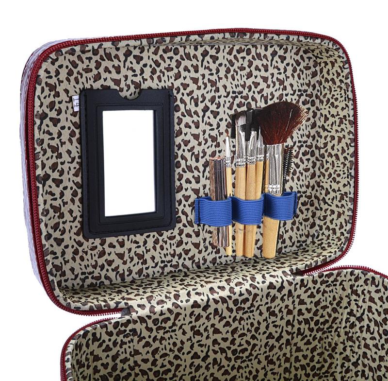 Valigetta per trucco professionale di marca femminile estetista di moda organizzatore di cosmetici scatola di immagazzinaggio strumento per unghie valigia per donna borsa per trucco