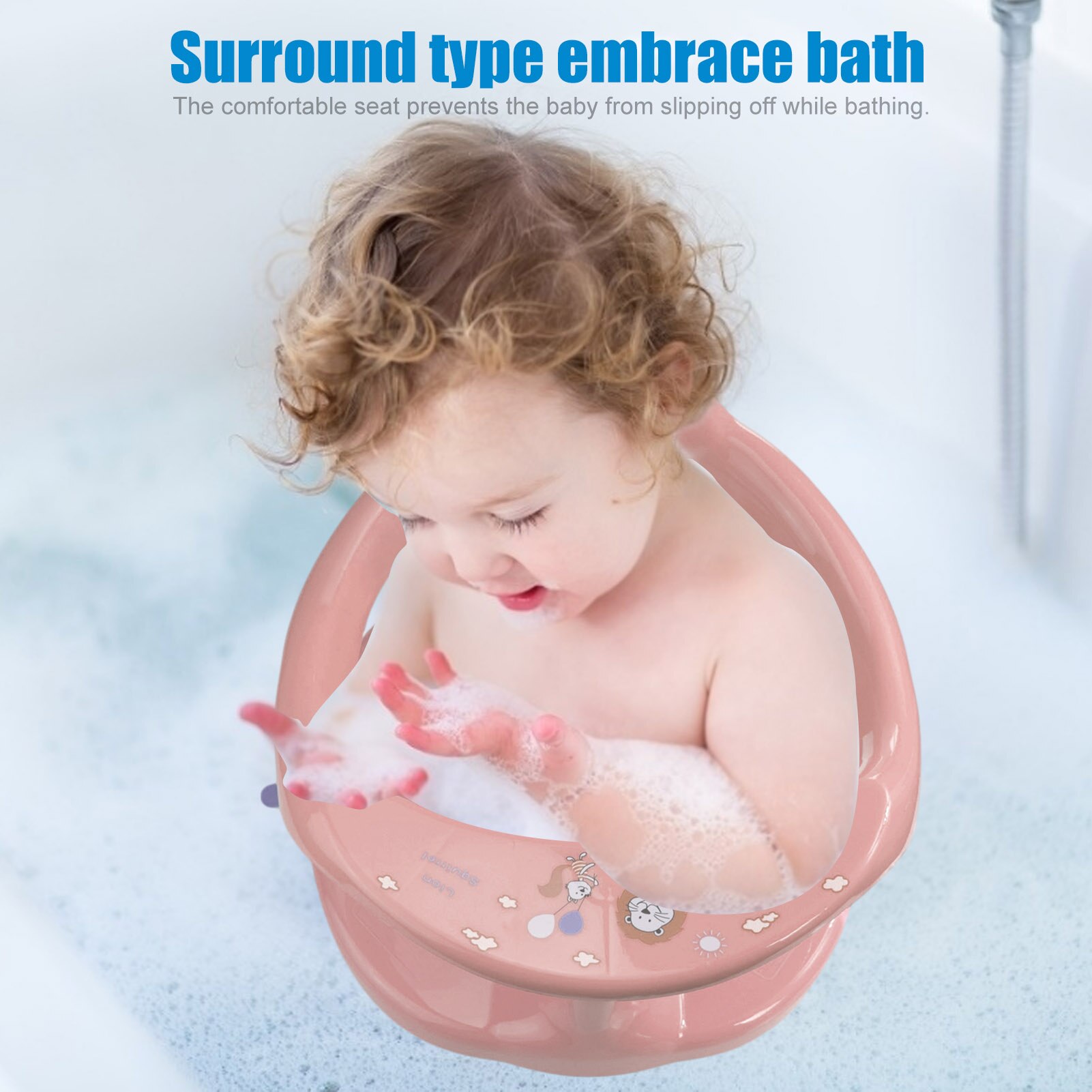 Baby Shower Stool Safe Non-slip Children Bath Chair Baby Bath Chair Child With Suction Cup Safe And Stable Child Safety Seat
