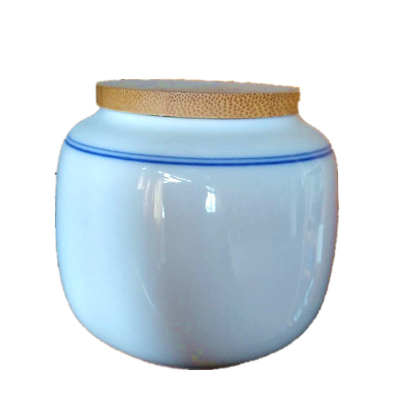Boîtes de conserve hermétique en céramique, résistant à l&#39;humidité, boîte de médicaments Portable, pots de bonbons, décor de maison: M