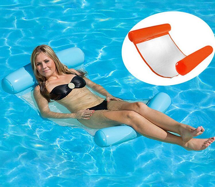 Ins-stijl zwembad opblaasbare stoel, draagbare opblaasbare stoel voor zwembad, opvouwbare opblaasbare bank, zwemspeelgoed