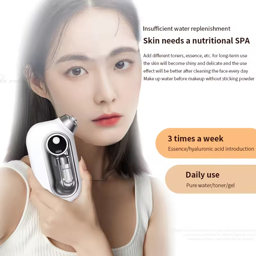 Portable Facial Mist Sprayer Oxygen Injector Humidifier Deep Cleansing Skin Beauty Tool
