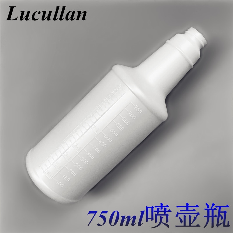 Lucullan lavet i taiwan sprøjtedyse 750ml vandtåge cylindrisk sprayflaske hdpe kemikalieresistent sprøjte