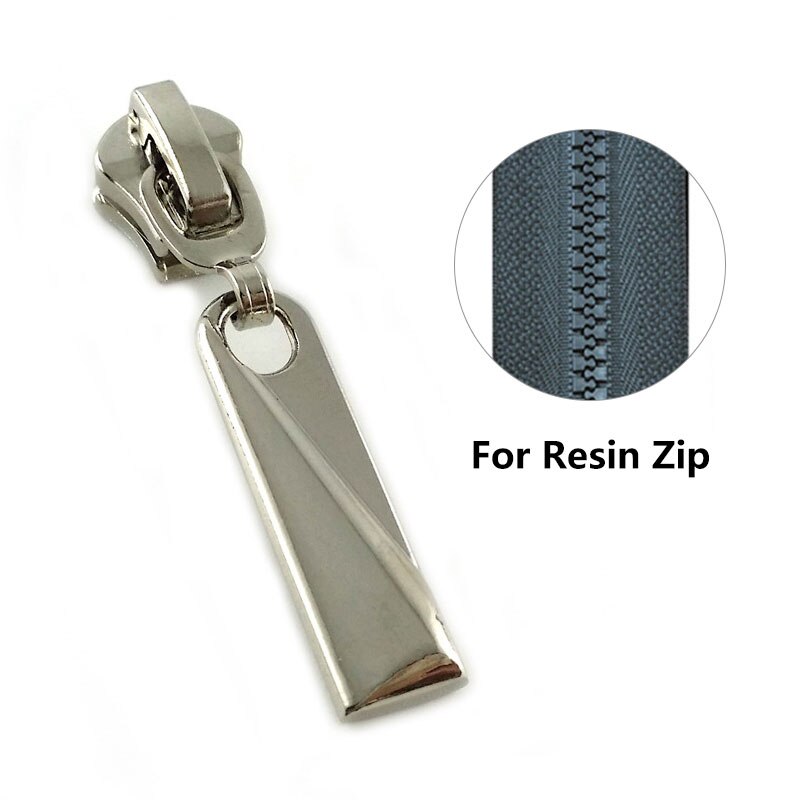 Jas Zip Hoofd Diy Rits Sliders Metalen/Nylon/Hars Ritsen Reparatie Kit Jas Kleding Naaien Accessoires: 05