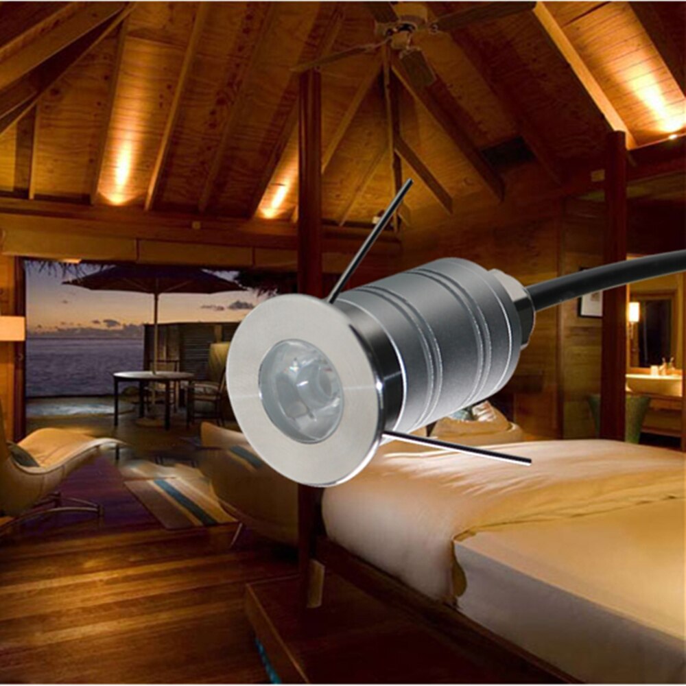 1w inground led däckslampa underjordisk lampa 12v spotlights  ip67 vattentät utomhus trädgård landskap gångväg golv begravd belysning