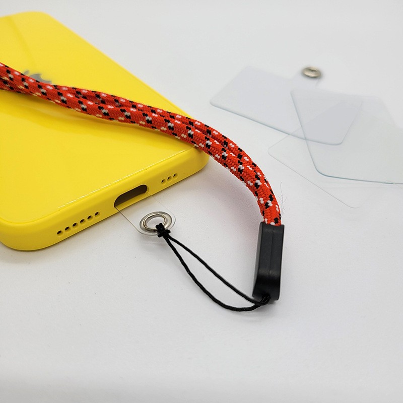 1/3/5/10Pcs Mobile Phone Anti-lost Lanyard Card Gasket Universal Transparent Clip Detachable Phone Hanging Cord Strap Tether Pad
