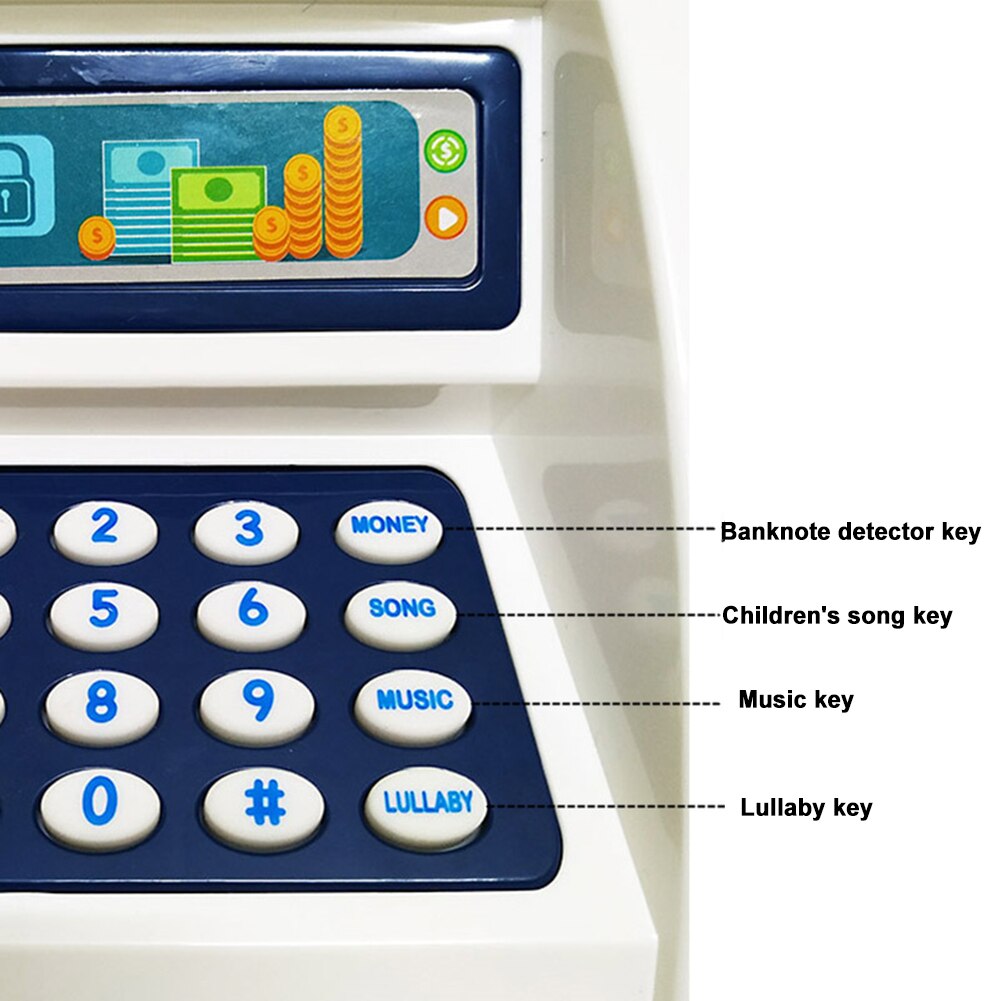 Simulation Elektronische A-TM Passwort Fingerabdruck Musik LED Modell vorgeben Spielen Spielzeug freundlicher Pädagogisches Spielzeug für freundlicher