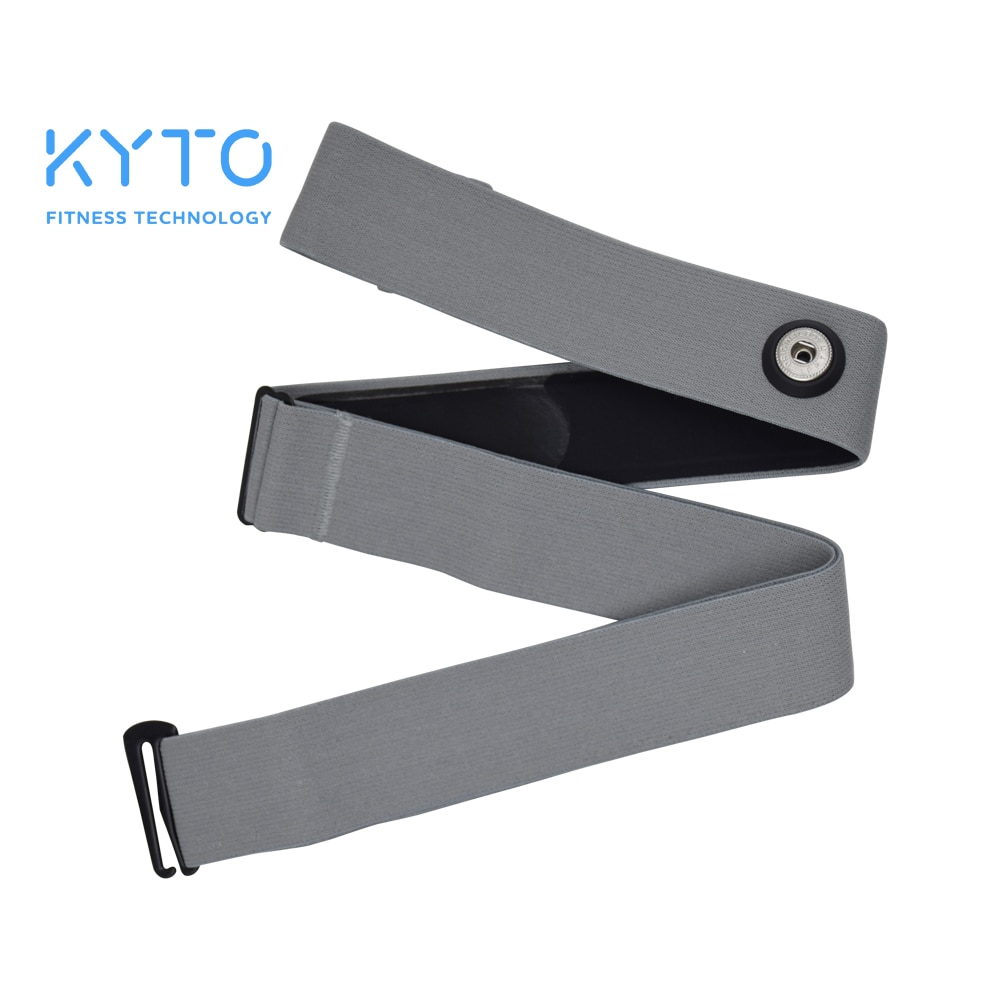 KYTO Universele Vervanging Hartslagmeter Soft Strap voor Polar Wahoo Garmin