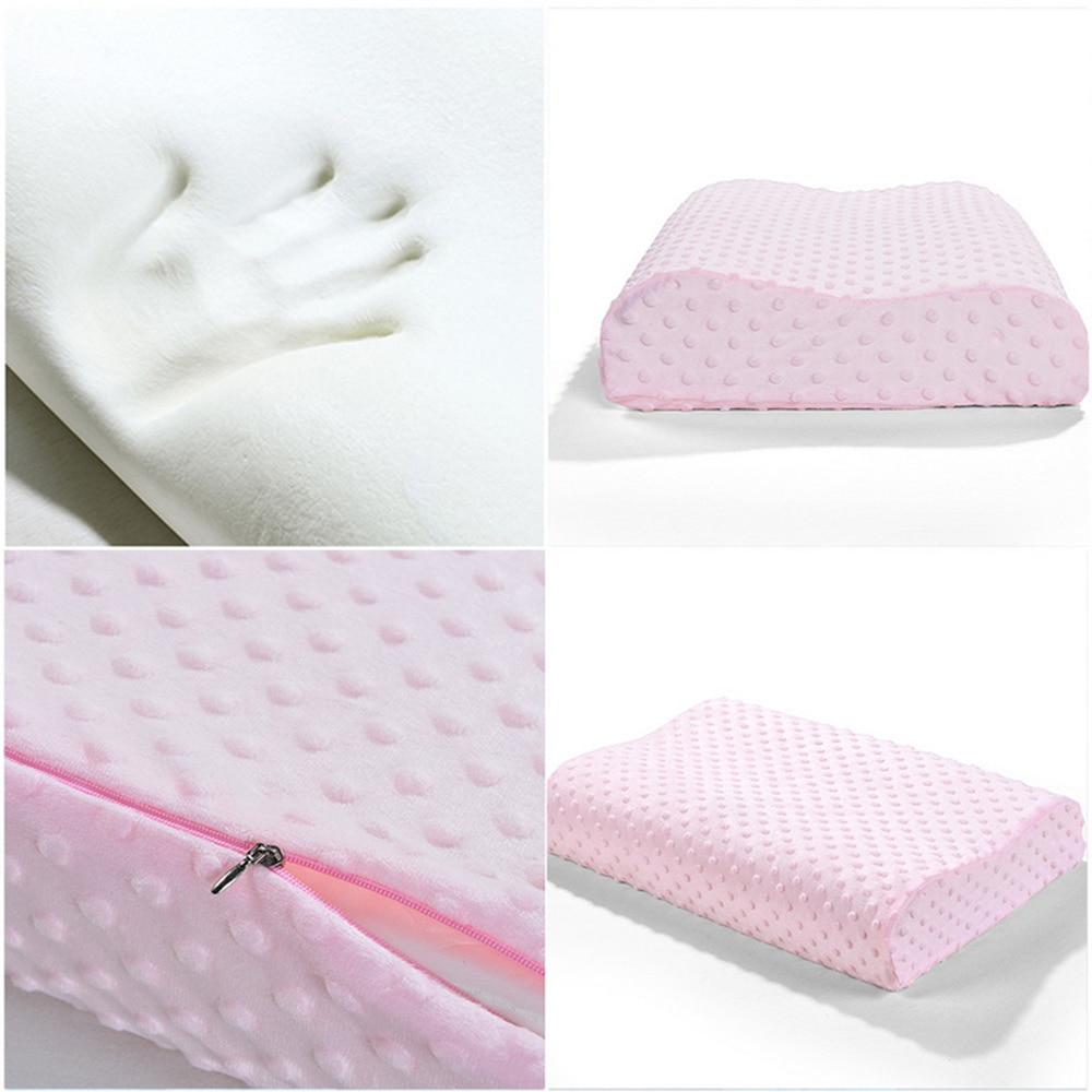 3 kleuren Memory Foam Kussen Orthopedisch Kussen Latex Nek Kussen Fiber Trage Rebound Zacht Kussen Massager Voor Cervicale Gezondheidszorg