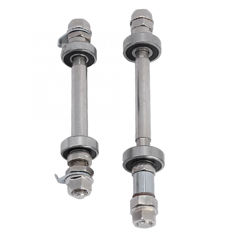 Ultralight 14CM 18CM Bicycle Wheel Hub Axle Front Rear 6000 Bearing Solid Shaft Bicycle Front/rear Axle Lever Bike Repair Tool