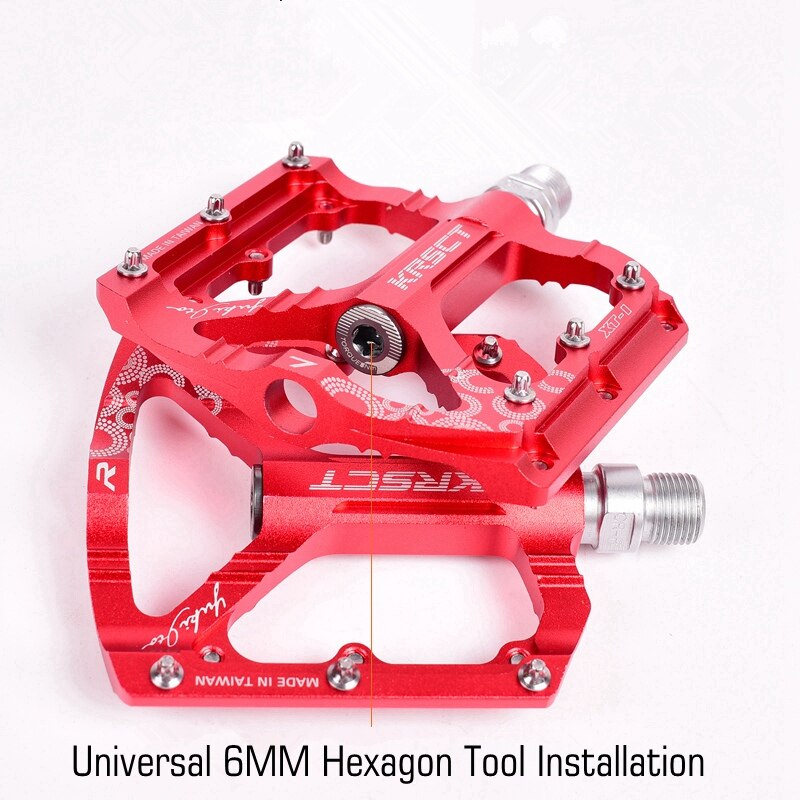 KRSEC XT-1 Mtb bicycle pedals aluminum alloy 6061 CNC seal lubrication Palin bearing road bike pedal bicycle accessorieori