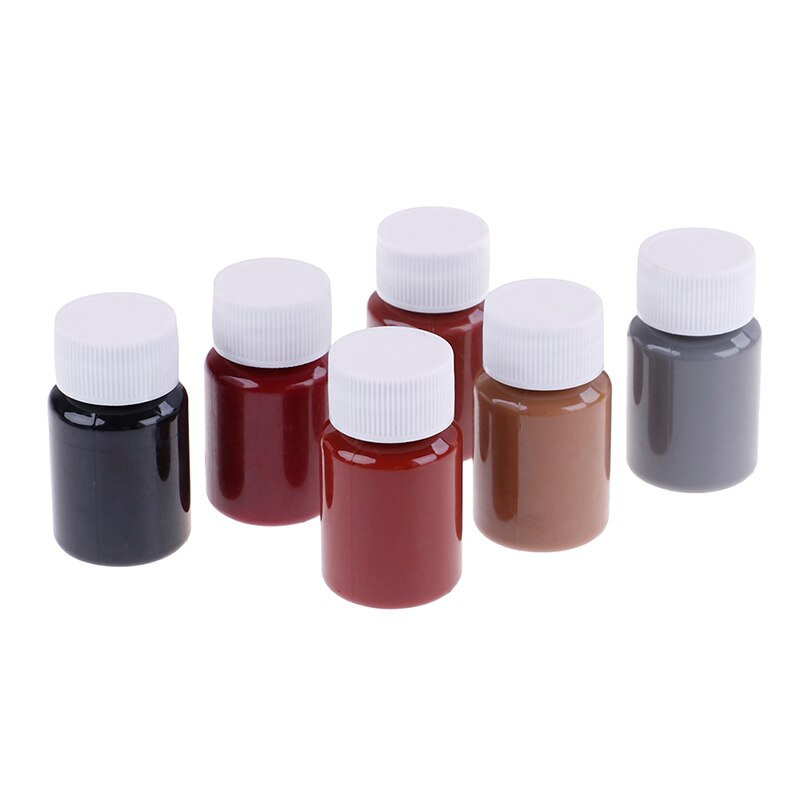 20Ml Kleuren Leer Verf Set Diy Lederen Rand Verf Rand Olie Kleurstof Hoogtepunten Professionele Aquarel Verf Vloeistof Levert