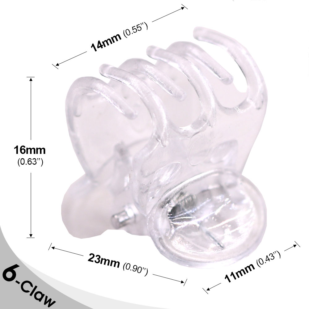 10-200PCS Plastic Plant Support Clips Orchid Stem Clip for Vine Support Vegetable Flower Tied Bundle Branch Clamping Garden Tool