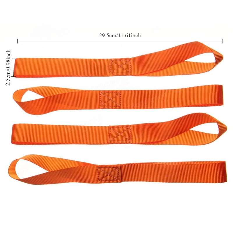 Sangles d'arrimage à boucle souple ou fixation de motos ATV, scooters, vélos hors route, pelouse, moteur polyvalent, sangles de bagages