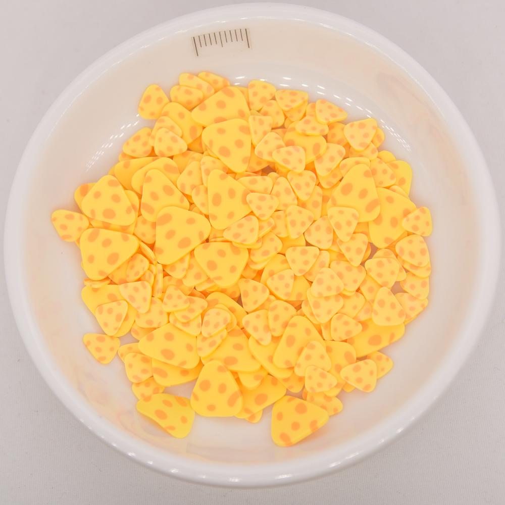 65g broodcake kaas hamburgervorm klei polymeren sprinkles voor telefoondecoratie, schudkaarten diy, nail art: 6 mix