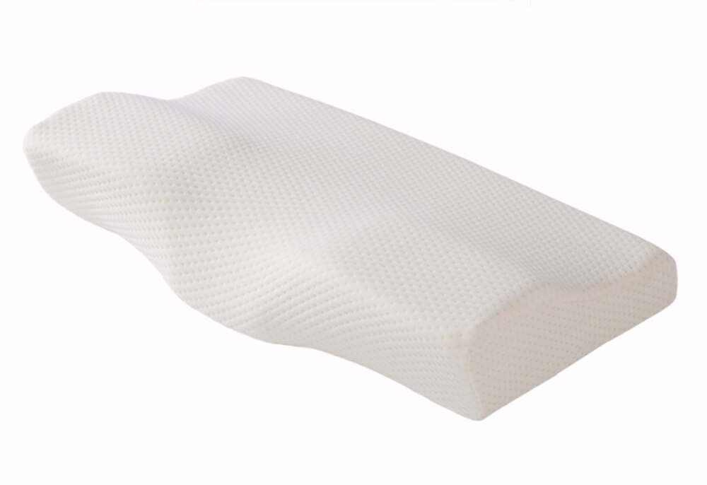 Ortopedisk kudde slow rebound memory foam kudde sängkläder nackstöd nackstöd för att sova ergonomisk hälsokudde: Vit / 60 x 32cm