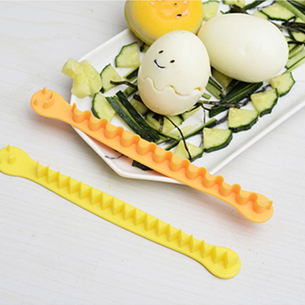 2pcs Lace Egg Cutter, Boiled Egg Cut Flower Styler Fancy Plastic Boiled Egg Divider Kitchen Ideas Slicer Egg Cutter