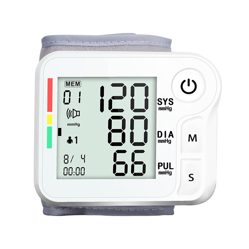 Vingertop Pulsoxymeter Pols Bloeddrukmeter Heart Beat Rate Pulse Meter Vinger Oximeter Bloed Zuurstofverzadiging Meter: Wrist(no box)