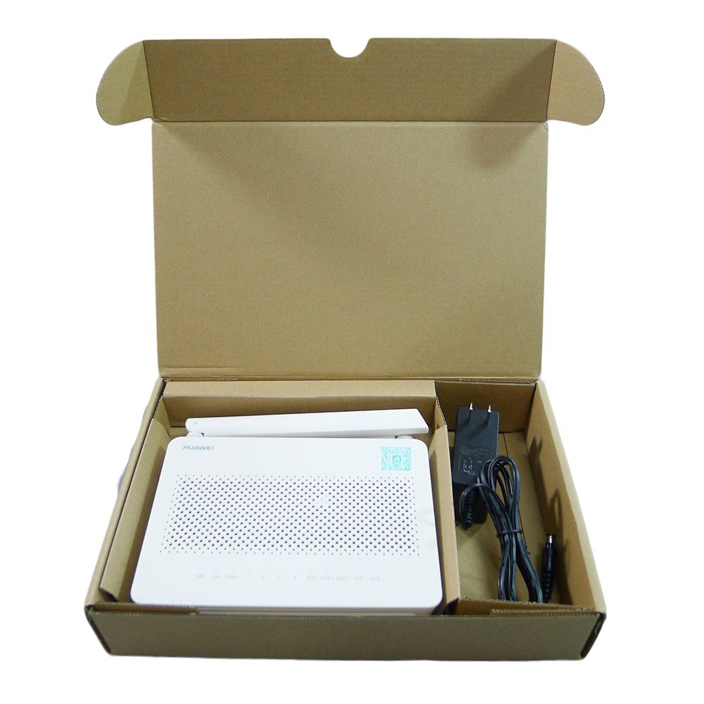 Hua wei original english version 5DBI big antenna Modem router HS8546V5 GPON ONU with 4GE port 2.4G&5G Dual band Wifi