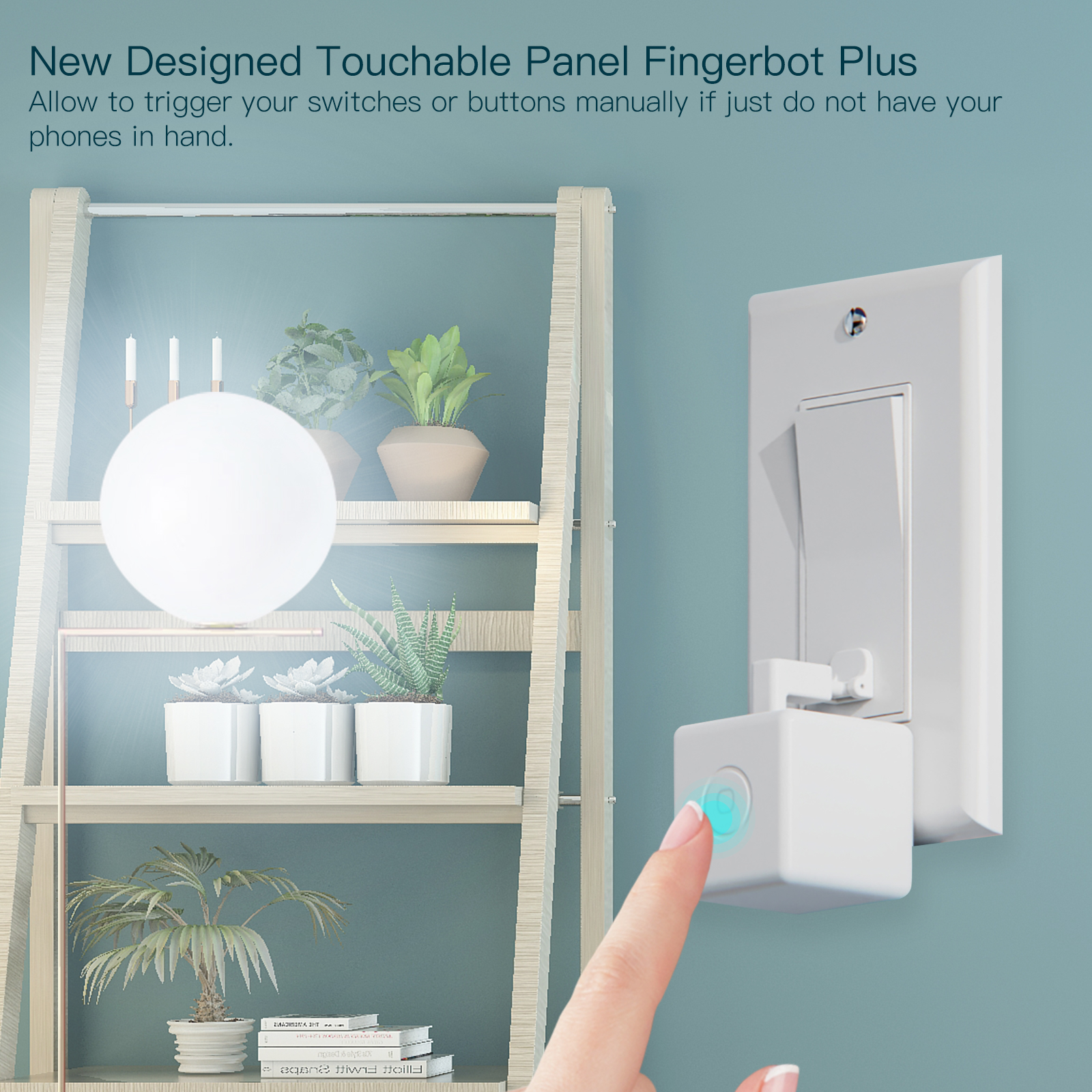 MOES Tuya Fingerbot pulsador robot de dedo Bluetooth aplicación Smart Life interruptor automático Control de voz Alexa Google Home