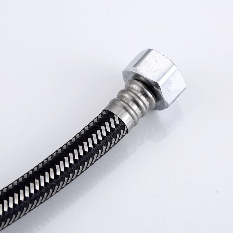SUS304 Stainless Steel Plumbing Hose G 1/2 Faucet Water Supply Connecting Lines WC Toilet Braided Hoses Water Heater Connector
