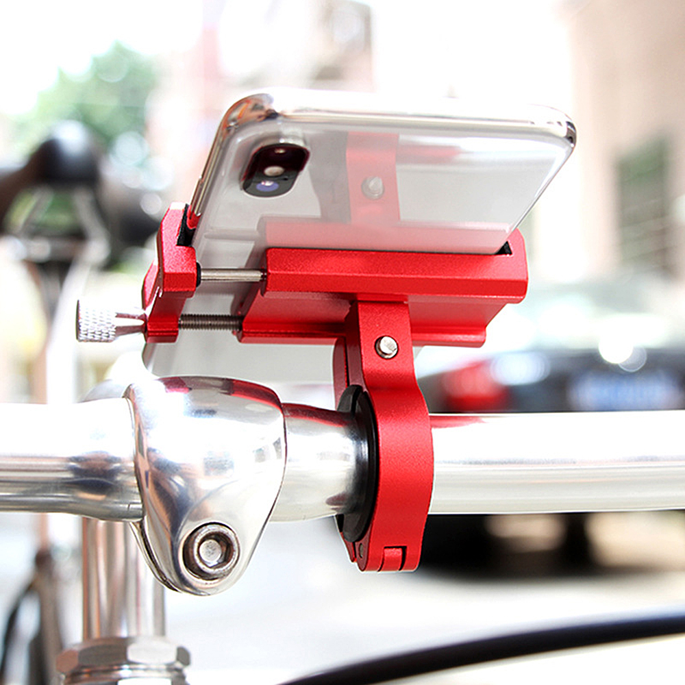 Support réglable de vélo en aluminium pour vélo et téléphone, pour GPS et Smartphone de G-81 à 3.5 pouces, Support réglable de fixation de vtt