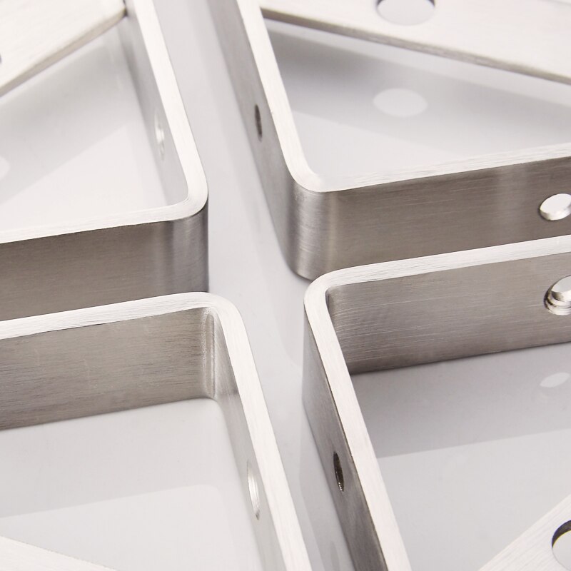 304 Stainless steel tripod bracket bracket wall mounting frame hanging wall plate support fixed right angle support