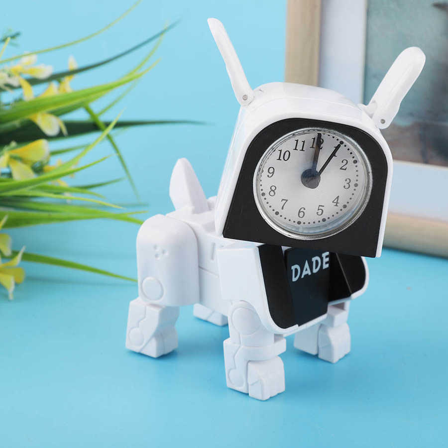 Leuke Cartoon Misvormde Hond Klok Wake Up Wekkers Timer Digitale Klok