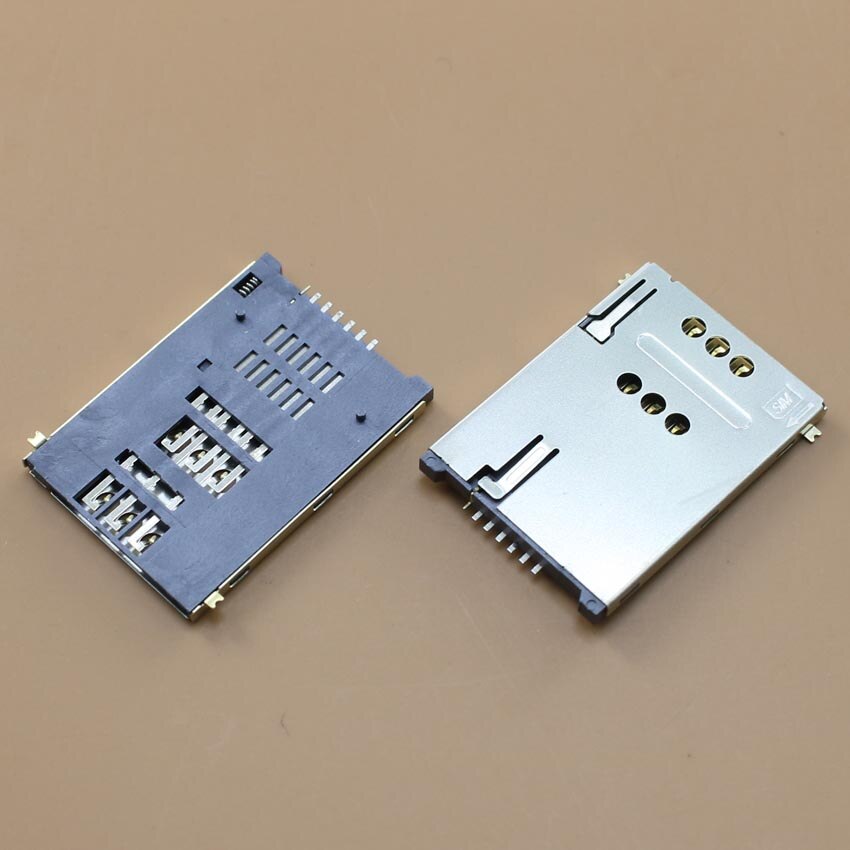 YuXi SIM memory card Holder 6+1 7P adapter/connector For phone Tablet PC, SMT Self push