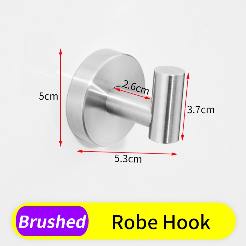 Ensemble porte serviette porte serviette inox support suspendu support mural porte-papier hygiénique noir salle de bain crochet pour serviettes porte manteau: 1110B-LS-YG