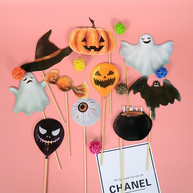 Funny Mask Props Event Party Decoration Halloween Photography Photo Booth Props Mask Supplies Paper Decorative Mask: A