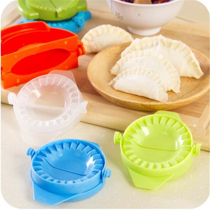 Plastic Dumpling Molds Chinese Food Jiaozi Maker Dough Press Dumpling Pie Ravioli Hand Mould Kitchen Kitchen Tools 9z