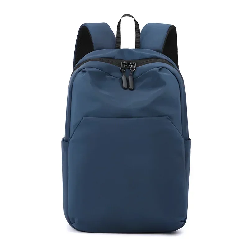 Nylon Trekking Bag Breathable School Backpack Waterproof Wear-resistant Layered Storage Lightweight for Outdoor Activities: black color