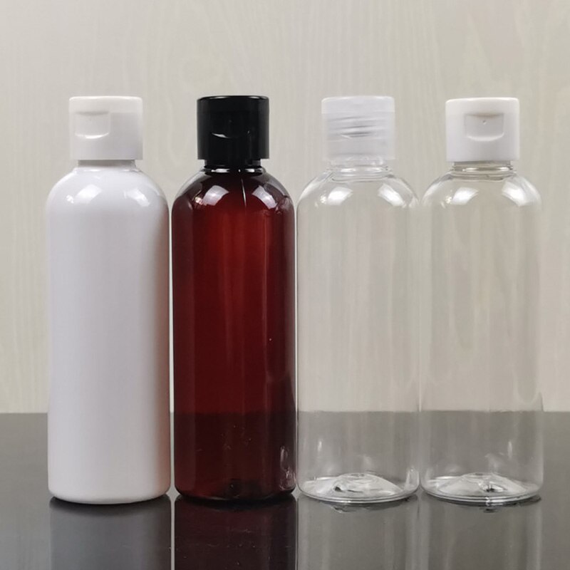 5 stuks 100ml plastic reisflesjes shampoo cosmetische lotion container transparante lege multifunctionele make-up container