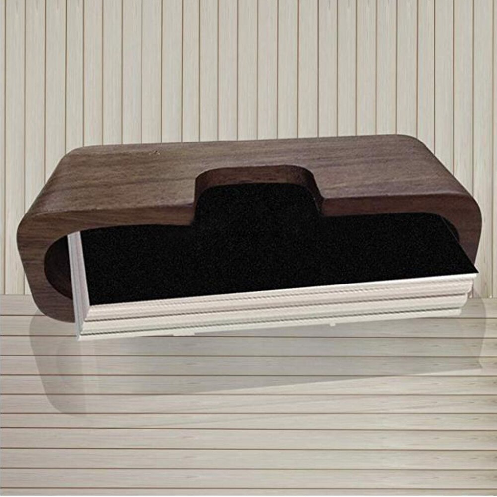 Box Practical Office Card Display Holder Tables Organizer Storage Desk Shelf Business Case Wood Single Compartment