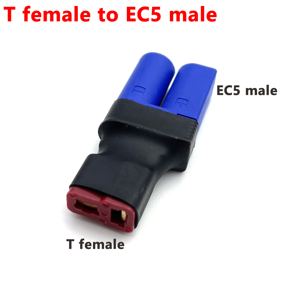Adaptador EC5 a XT60 XT90 TRX T, conectores hembra/macho, piezas de Control de batería Lipo RC, conector DIY, 1 Uds.: Otros