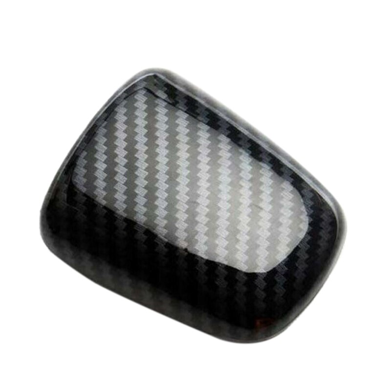 for Dodge Challenger Charger Gear Shift Knob Carbon Fiber Look Cover Head Trim Kit