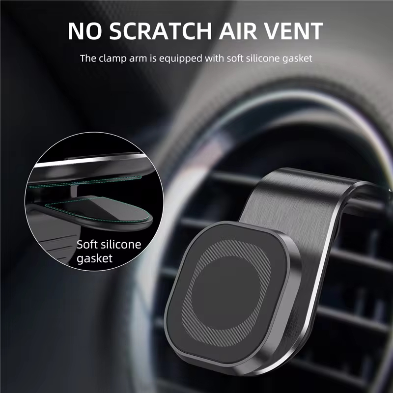 Magnetyczny uchwyt samochodowy na telefon Air Vent 360 ° Obrotowy uchwyt samochodowy do smartfona GPS Uchwyt mobilny do każdego modelu telefonu
