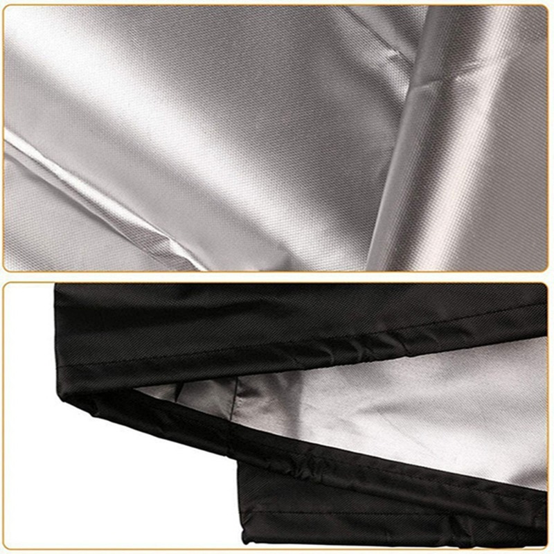 190T Patio Outdoor Garden Swing Canopy Replacement Porch Top Cover Rainproof Sunproof 191*120*18/23cm Cover