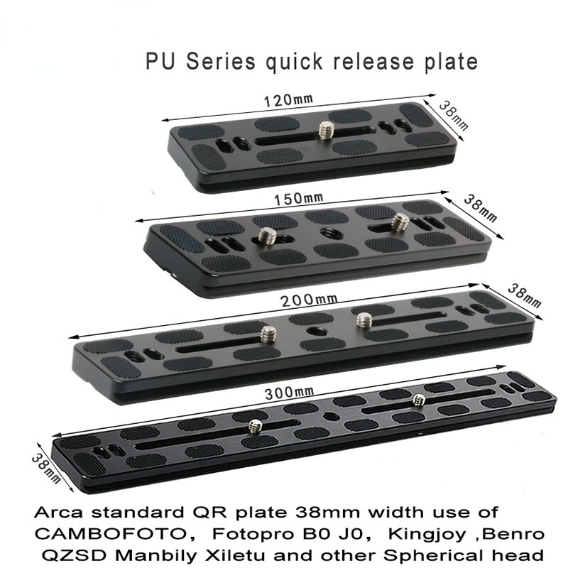 Dslr Camera Plate Tripod Plate Quick Release Adapter Base Plate Camera Mount Plate for Dslr Camera Arca Swiss Ball Head Tripod