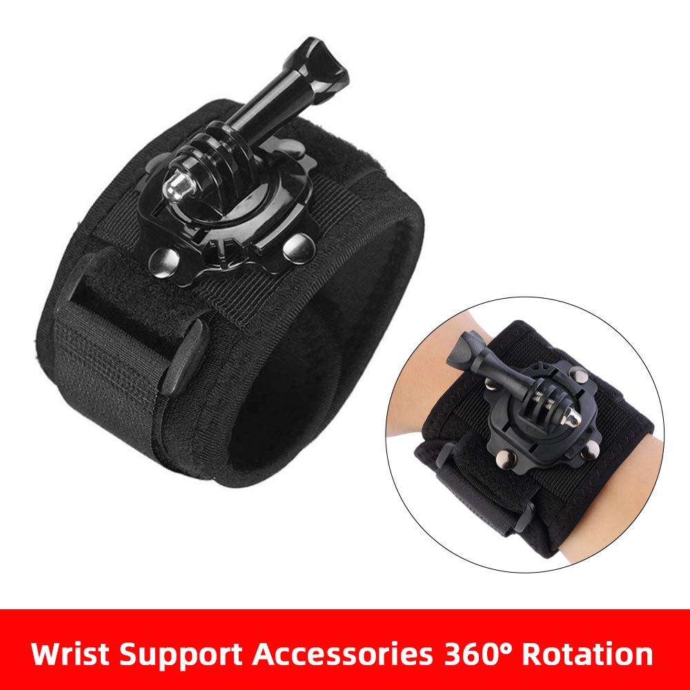 Go Pro accesorios para Gopro hero7 6 5 4 3 + cámara de acción deportiva pecho cabeza mano correa de muñeca para Xiaomi yi 4k Eken Car suption: Option 8