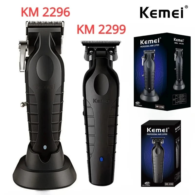 Kemei 2296 2299 Barbier Akku-Haarschneider 0 mm Null Gapped Haarschneidemaschine Detailer Professionelle elektrische beenden-Schneidemaschine